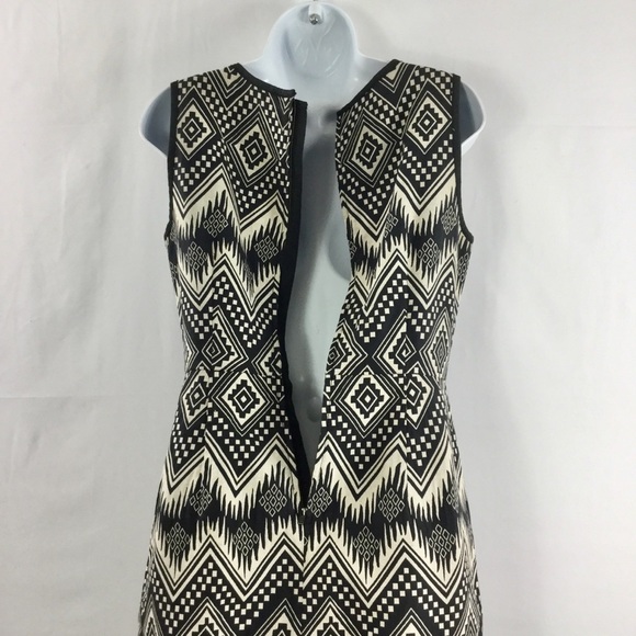 J.CREW sleeveless diamond ikat dress with pockets style A1812 size 4 - Picture 8 of 11
